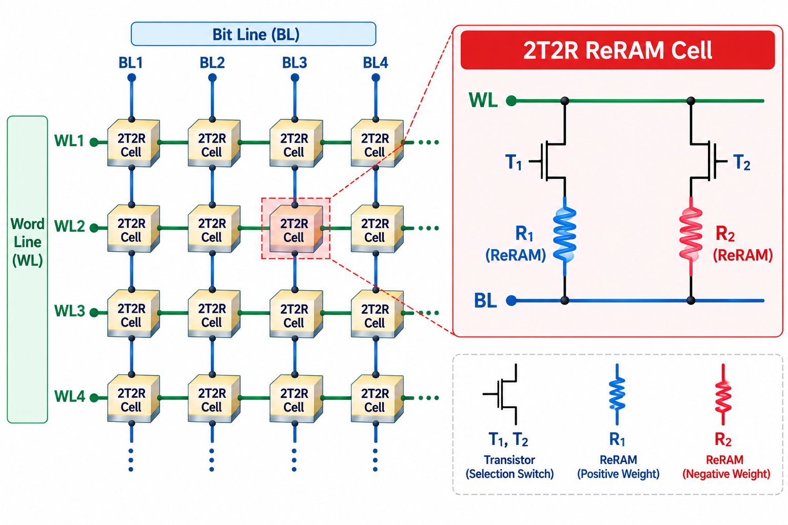 왜 "2T2R" 구조 인가?